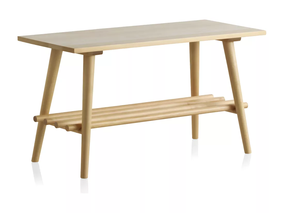 Tabouret en bouleau naturel
