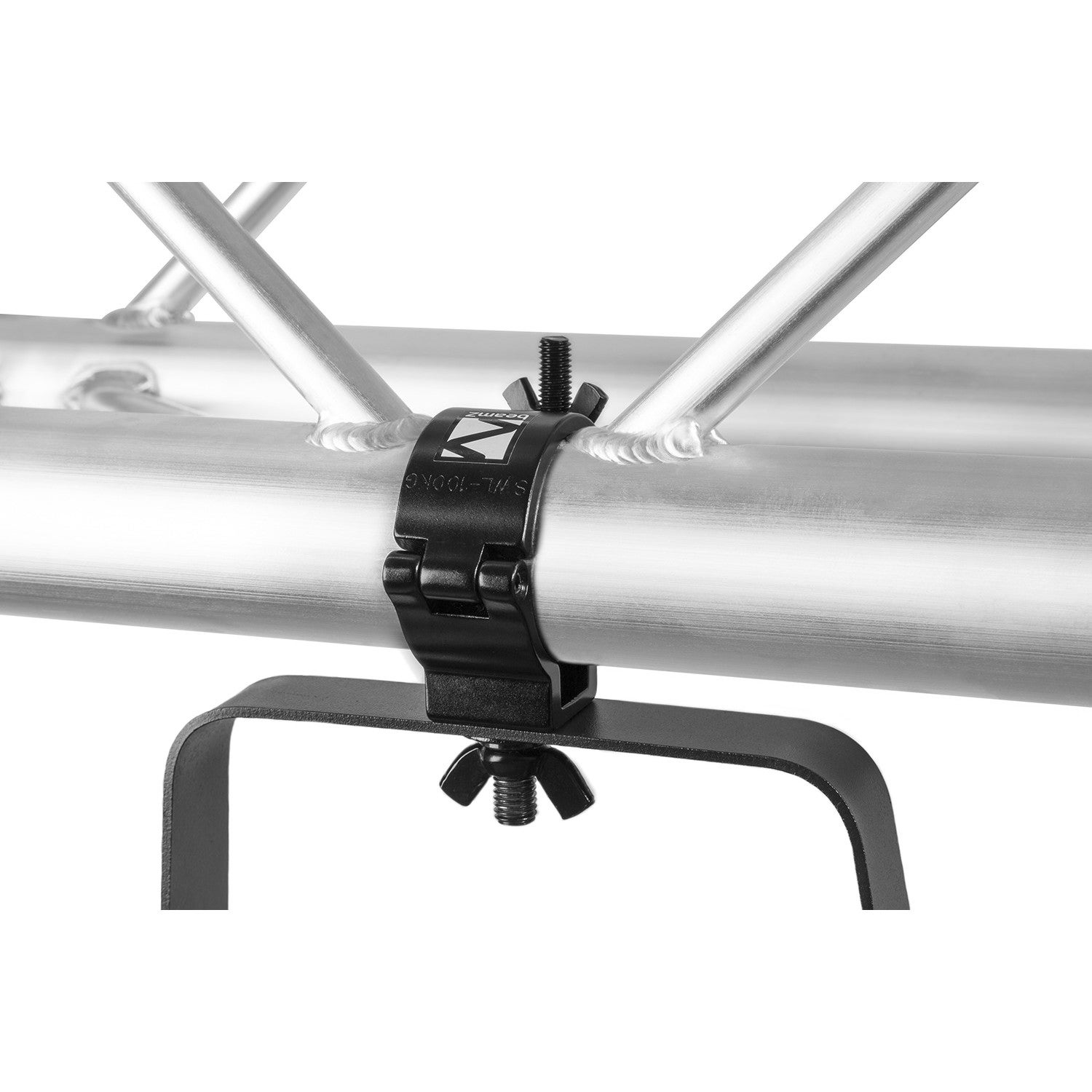 BeamZ BC50B-100 zwarte slimline half coupler 100 kg