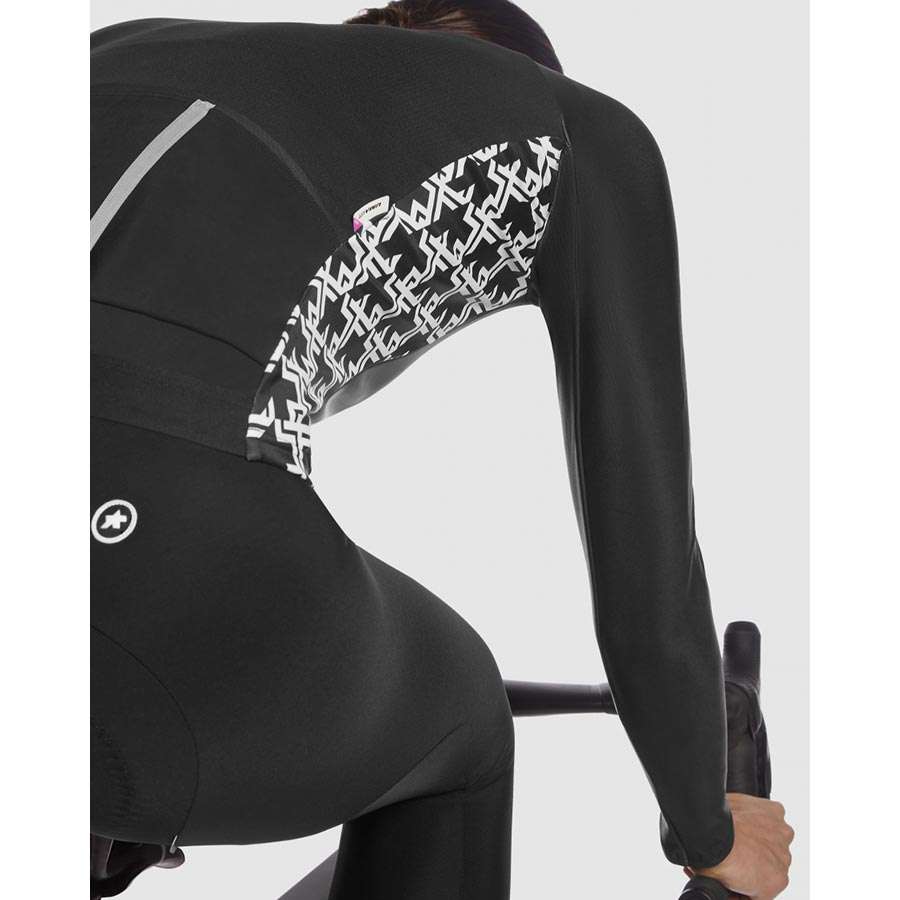 Assos UMA GT Spring Fall Fietsshirt Lange Mouwen Zwart Dames