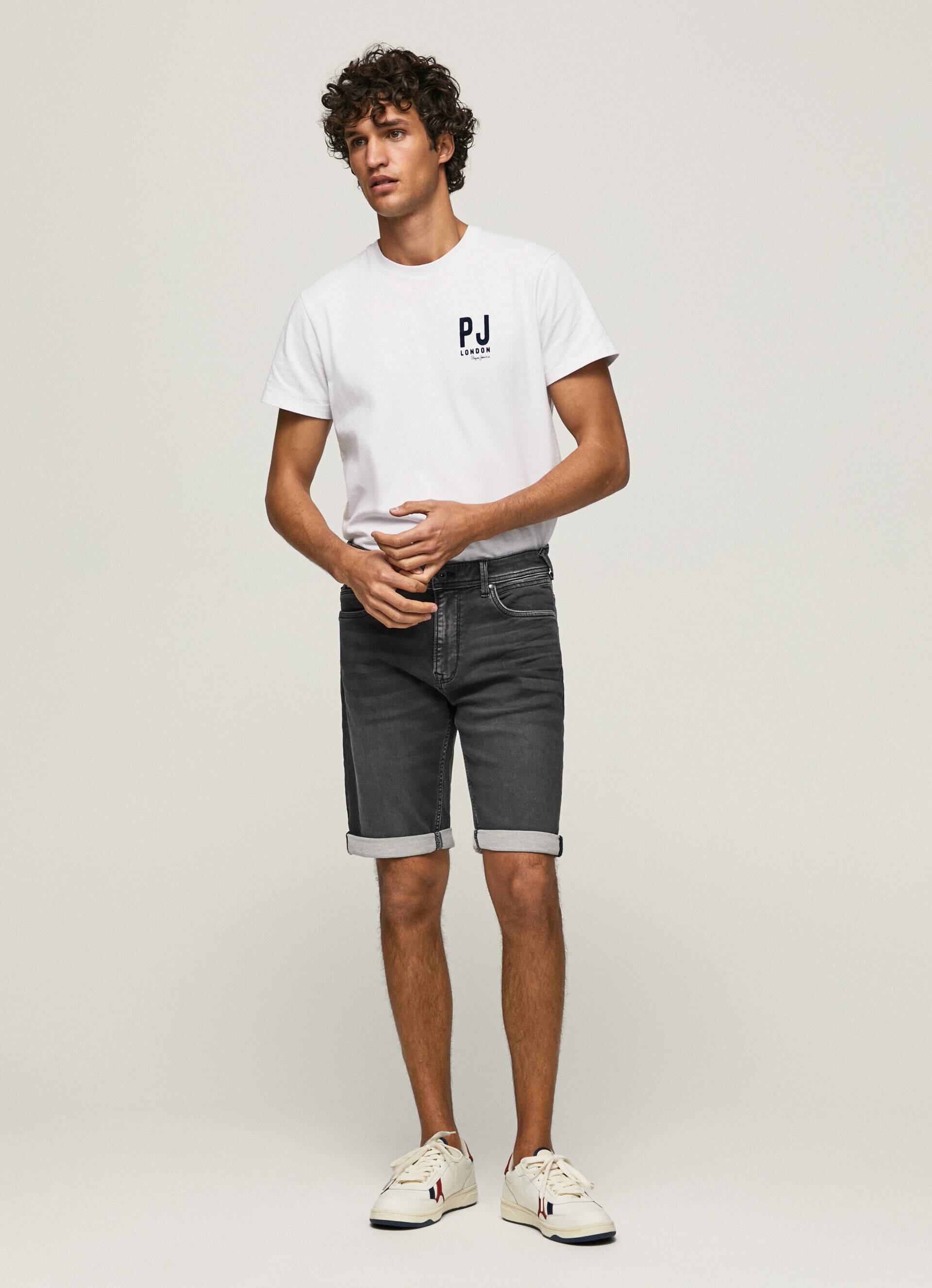 Bermuda Jack de corte regular - jeans