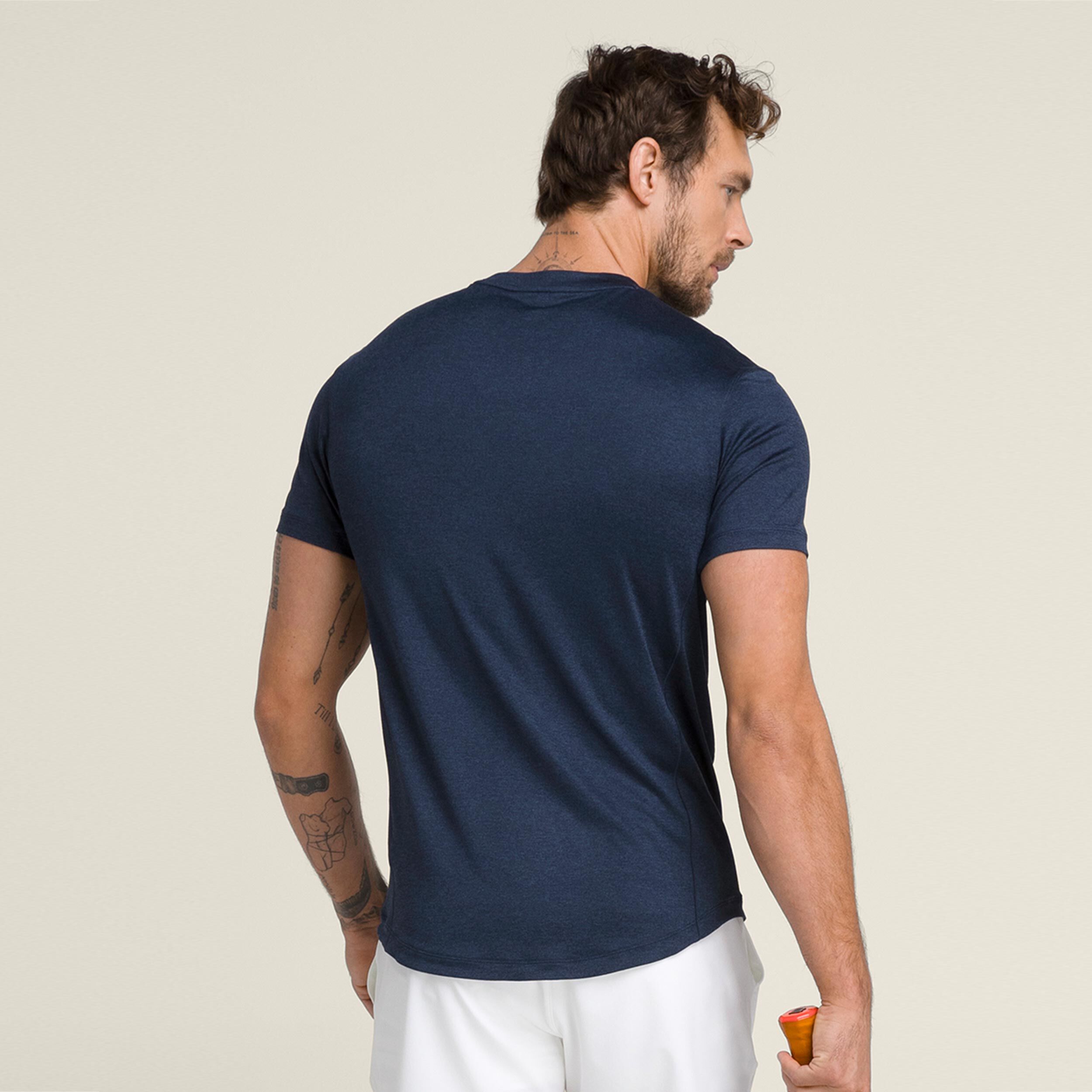Wilson Everyday Performance T-shirt Hommes - Bleu Foncé