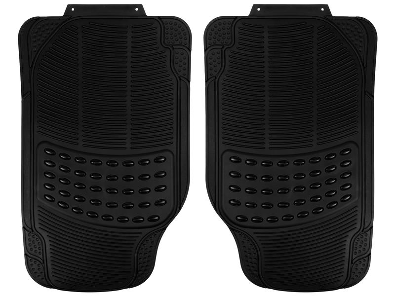 FTM Automatte Set 4-teilig Praktische Fussunterlagen fürs Auto aus strapazierfähigem PVC