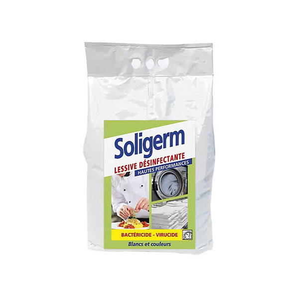 Lessive poudre désinfectante Soligerm 10 kg