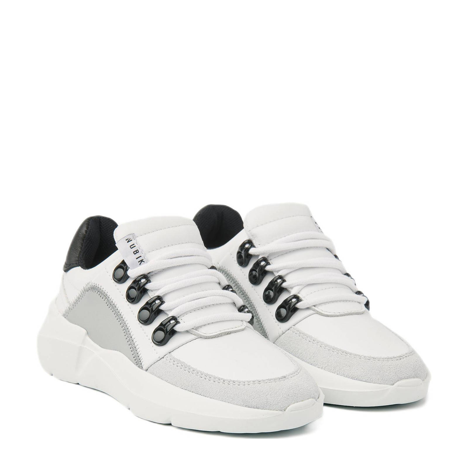 Nubikk leren sneakers wit