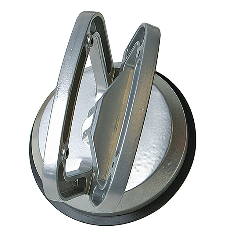 Aluminium glasdrager enkel