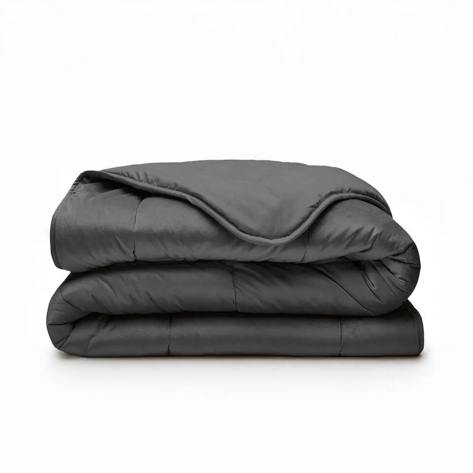 Dekbed zonder Overtrek Velvet 140x200 – Superzacht & Wasbaar – Antraciet