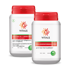 Vitals Elke Dag 50  & Collageenformule Pro Capsules Combi 2ST