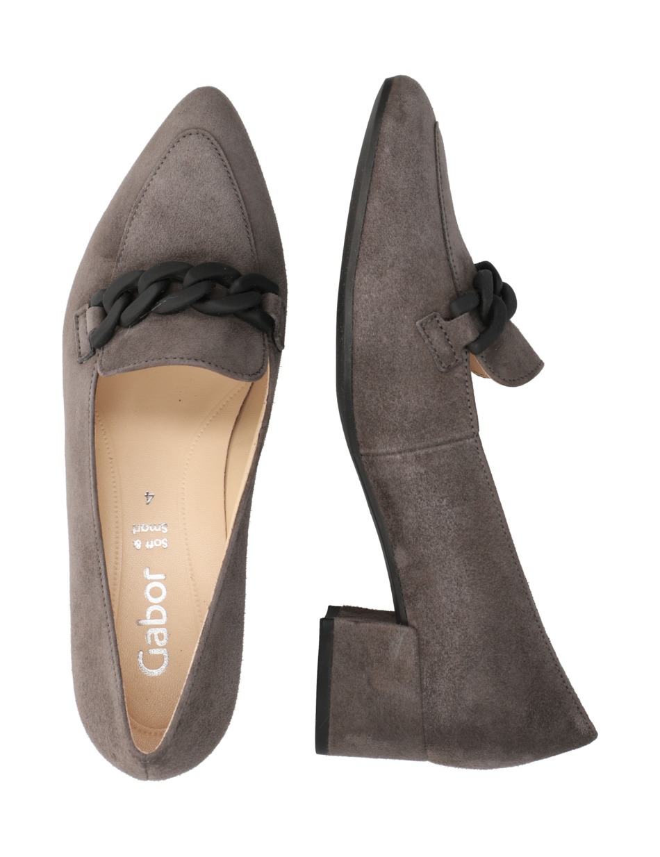 Veloursleder Pumps