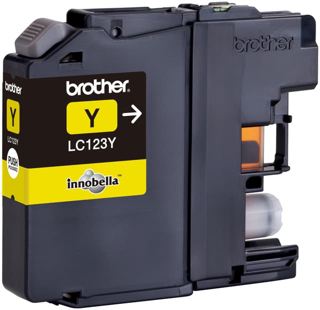 Brother LC123Y gul blækpatron