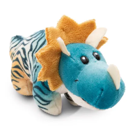 NICI Kuscheltier Dino Cerastupsy Petrol 12cm stehend im Vulkan mit Loop GREEN