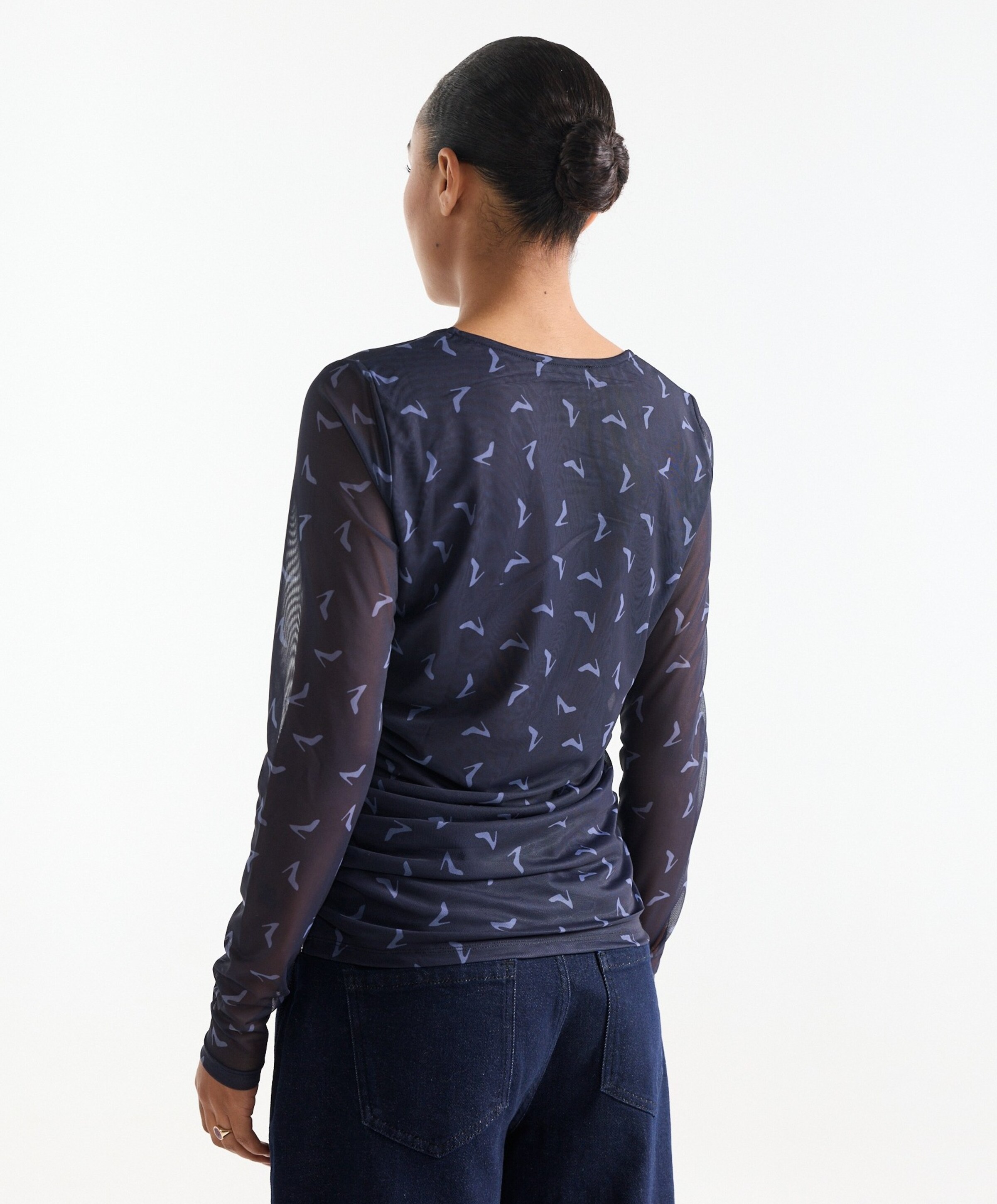 JANSEN Amsterdam Dames top blauw