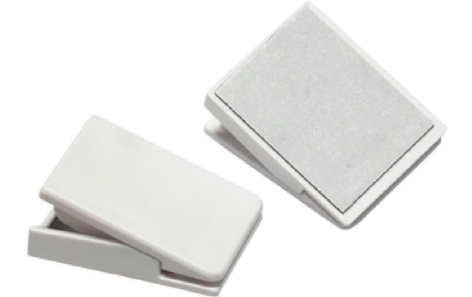 Klebeklammer Outdoor, Weiss,4 StückSelbstklebende Kunststoff-Klebeklammer für Outdoor-Screen-Hitzeschutz
