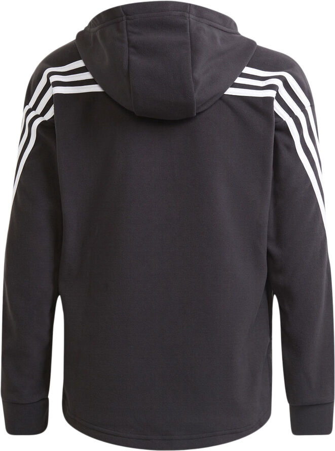 adidas Future Icons Primegreen Polar Fleece 3-Stripes hættetrøje Sort