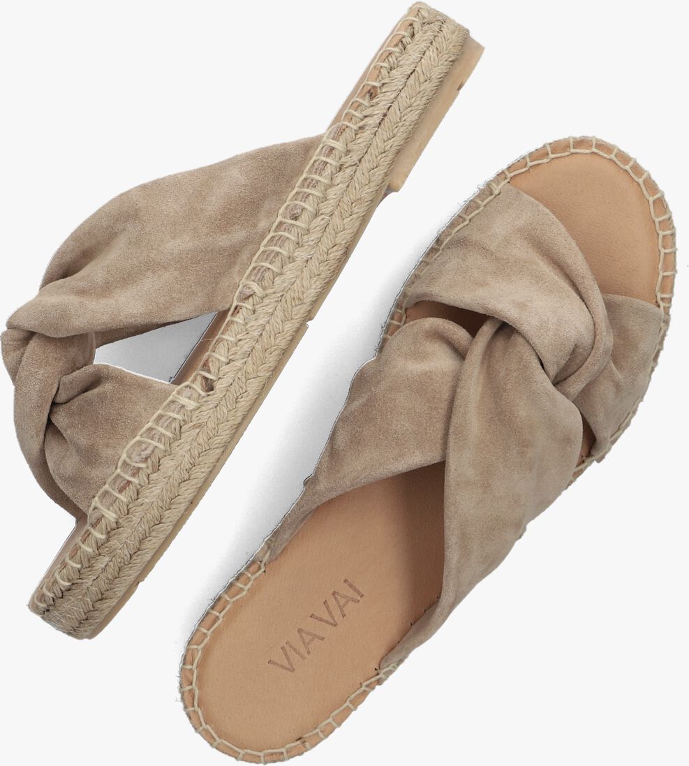 beige via vai slippers mondi luz