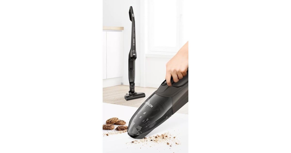BoschOplaadbare stofzuiger Readyy'y 16Vmax steelstofzuiger  (Donkergrijs)