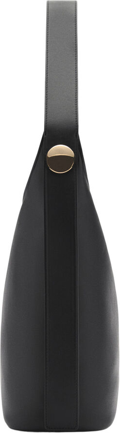 MANGO Metal detail shopper bag Black