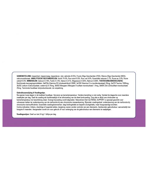 Prins Naturecare Diet Cat Renal Support - Kattenvoer - 200 g