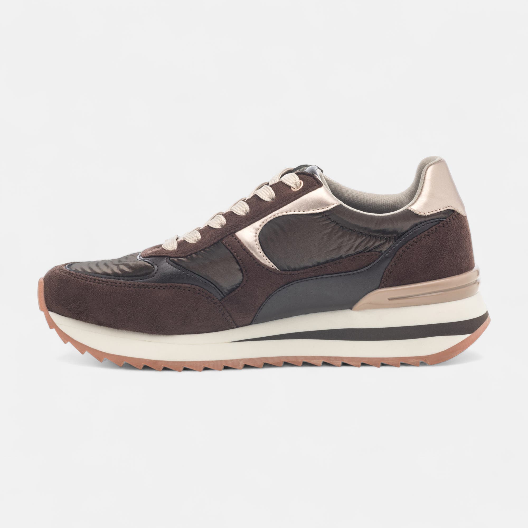 Baskets basses Femme marron