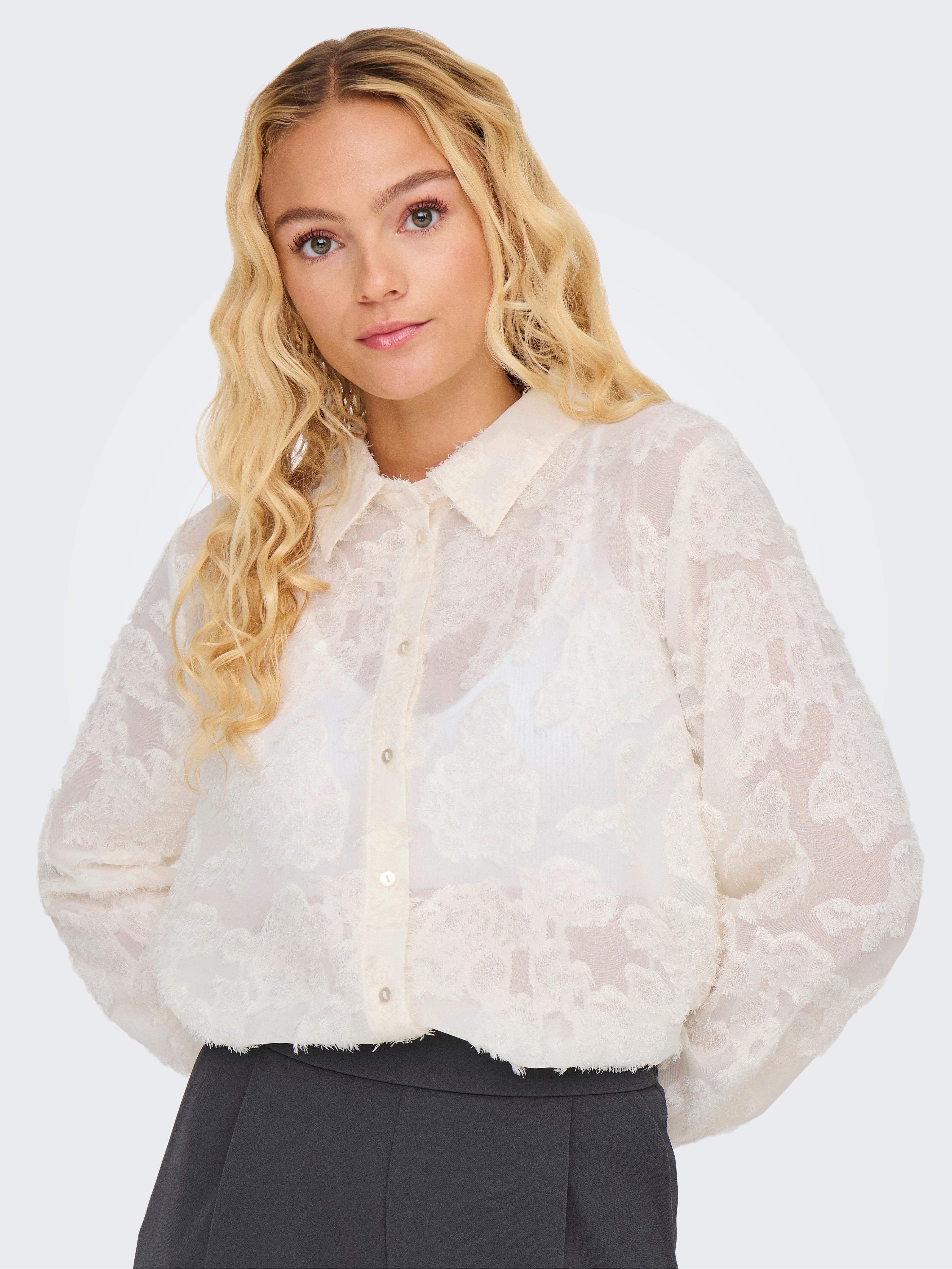 JDYMAIA Hemd Cloud Dancer