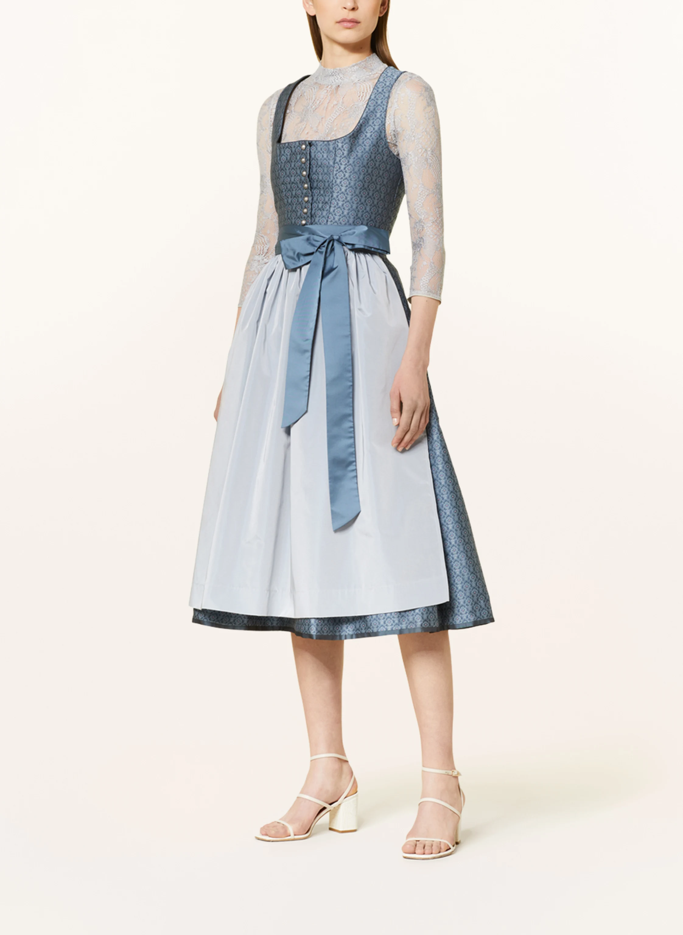 KINGA MATHE Dirndlbluse LINA mit 3/4-Arm und Spitze