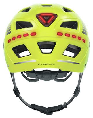 Casque Abus Hyban 2.0 LED signal Jaune