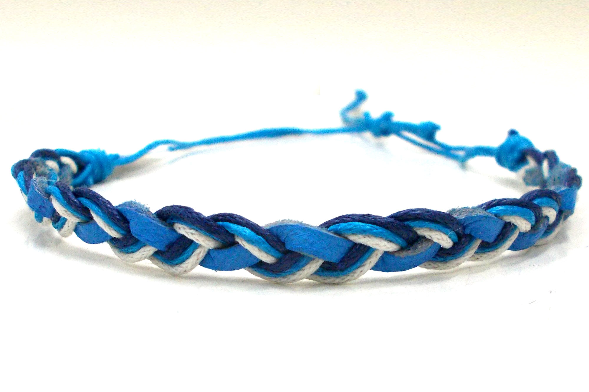 Armband 'Robert', blau, weiß günstig bestellen