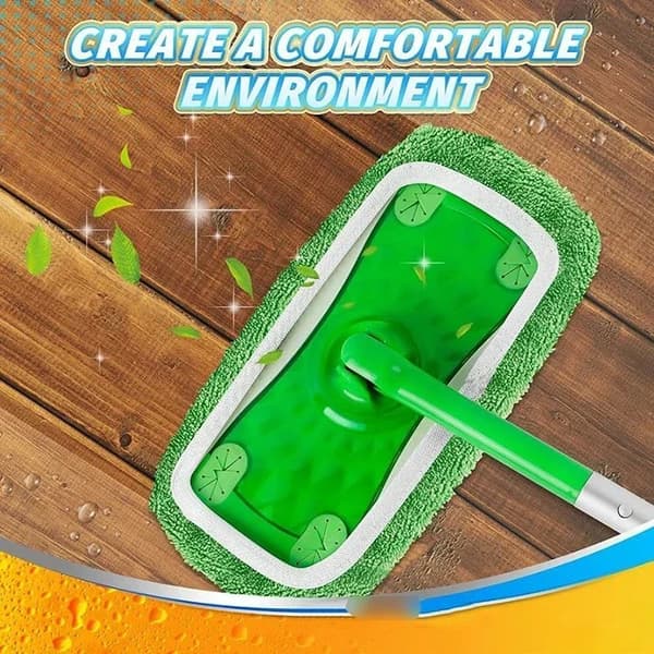 2-Pack gjenbrukbar Swiffer mikrofiberklut Grønn 25x11,5cm