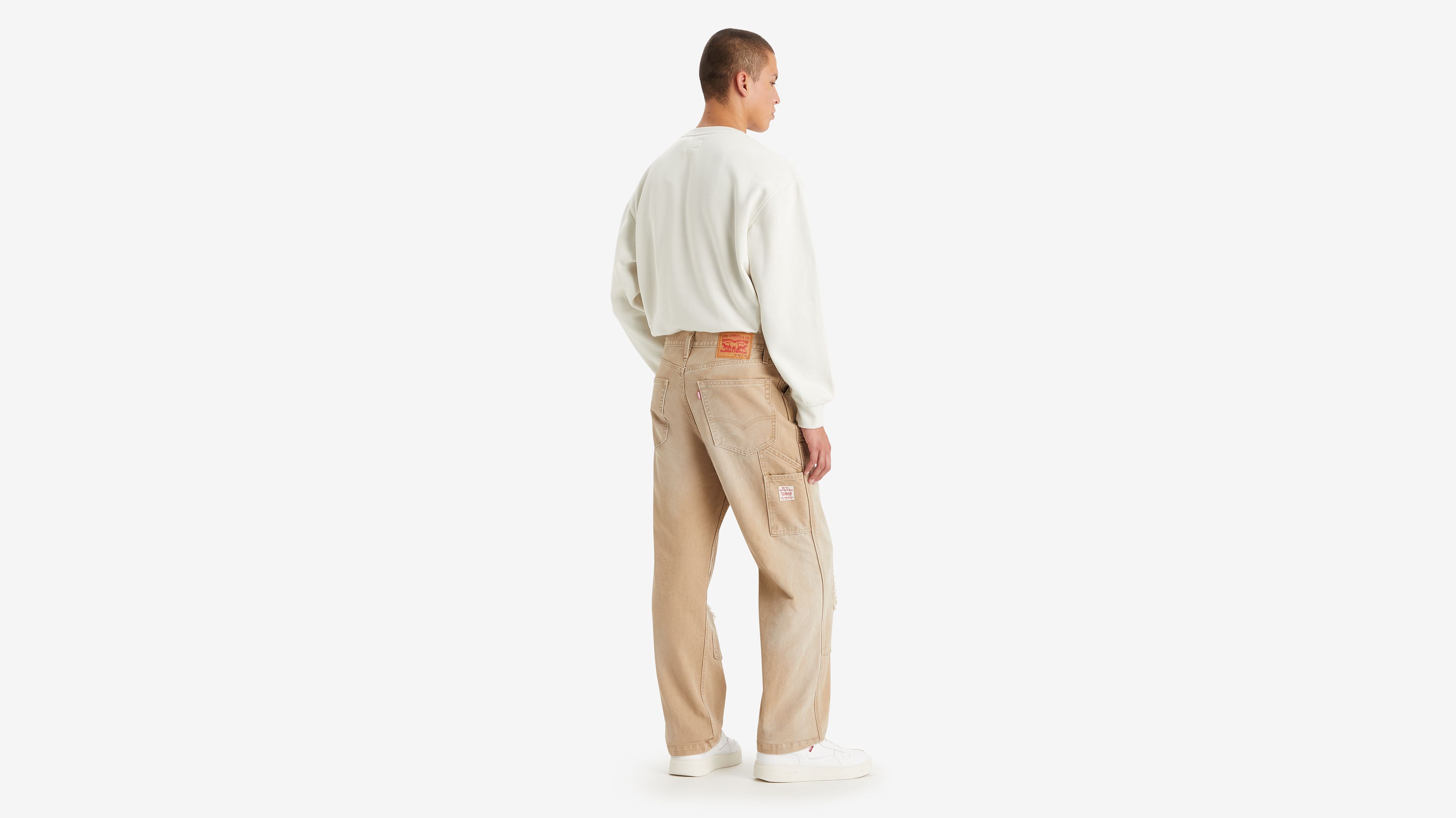 Pantalon 568™ Stay Loose patch genoux - Tigers Eye Lost Woods Destructed - Beige
