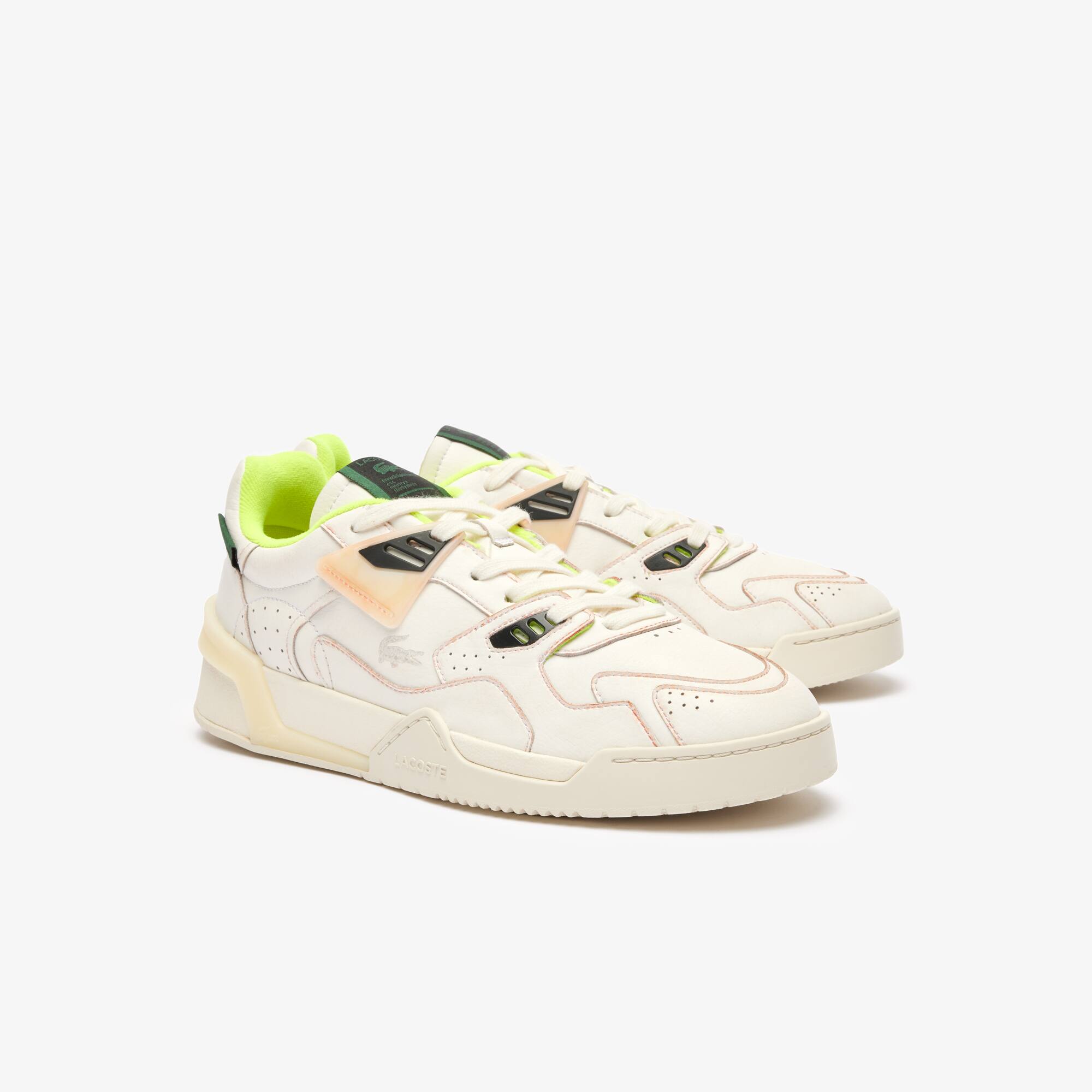 Herren-Sneakers LT 125 Contrasted aus Leder Sneakers - Weiss - Lacoste - Herren