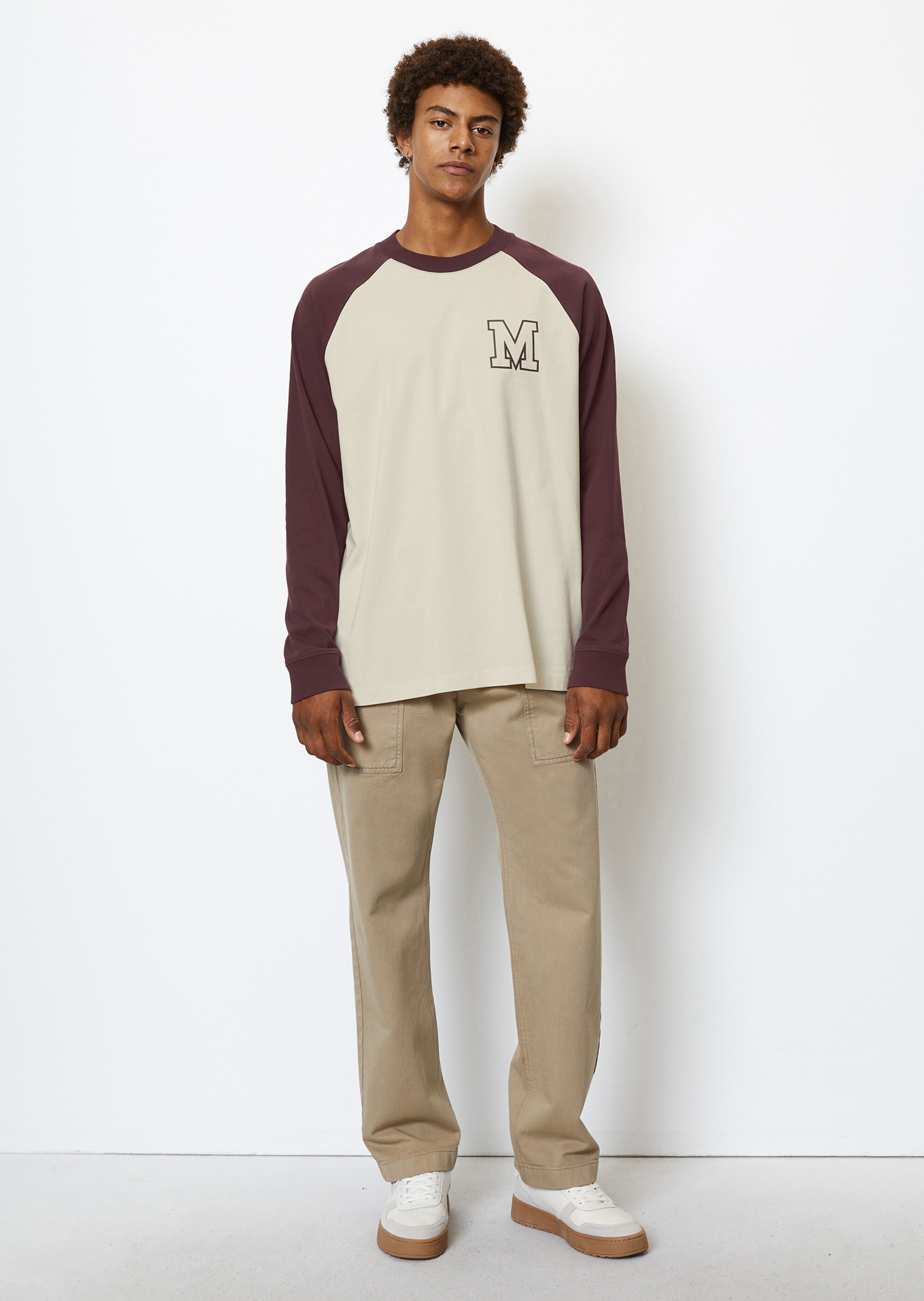 Heavy-Jersey-Longsleeve relaxed aus softer Bio-Baumwolle