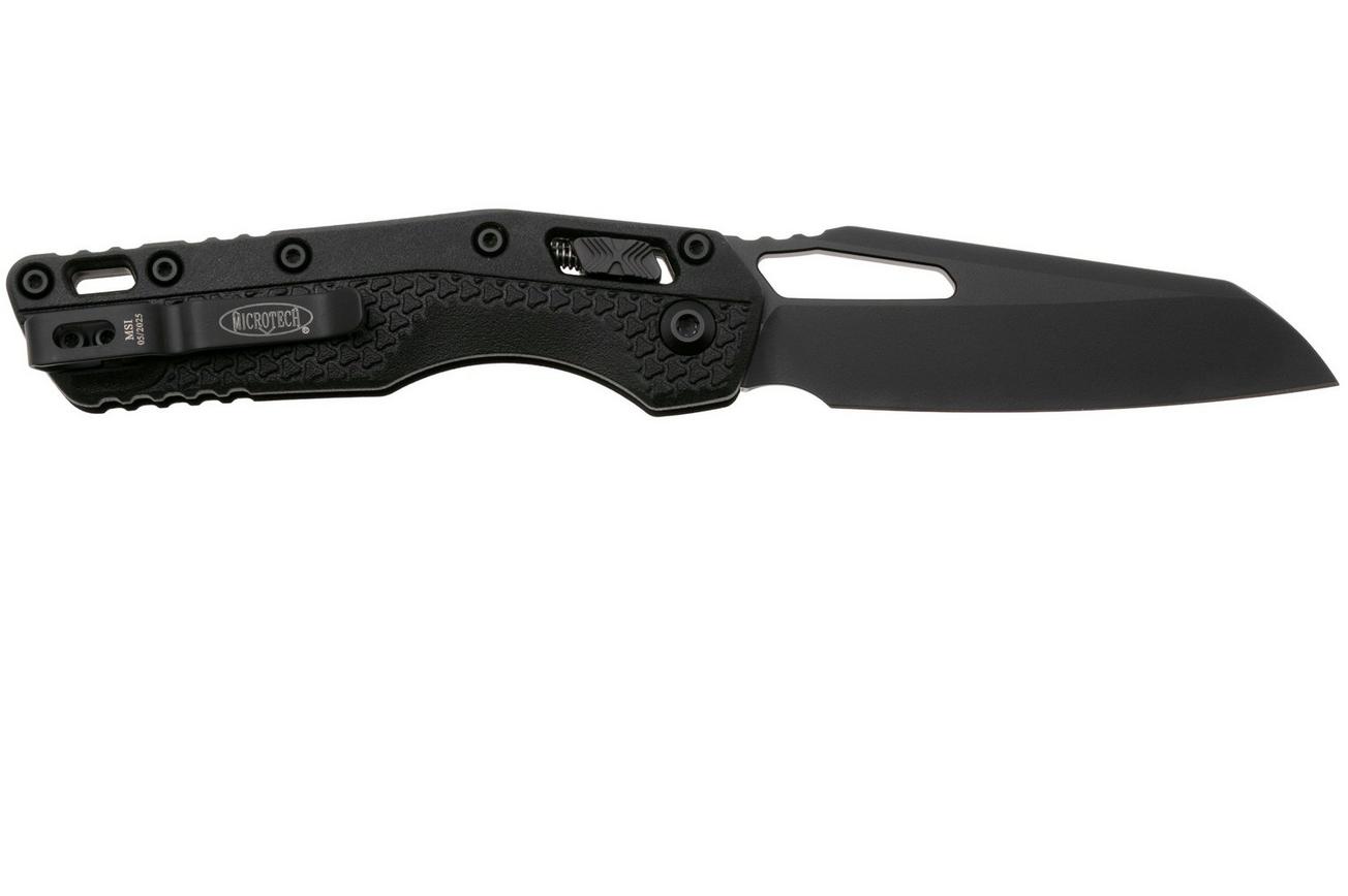 Microtech MSI Standard Issue 210T-1TPM, Black M390MK, Black Tri-Grip Polymer zakmes