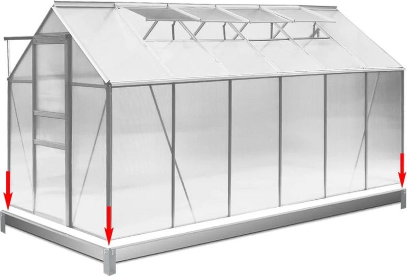 DEUBA - Kasbasis - Gegalvaniseerd Staal - 12X6 Meter