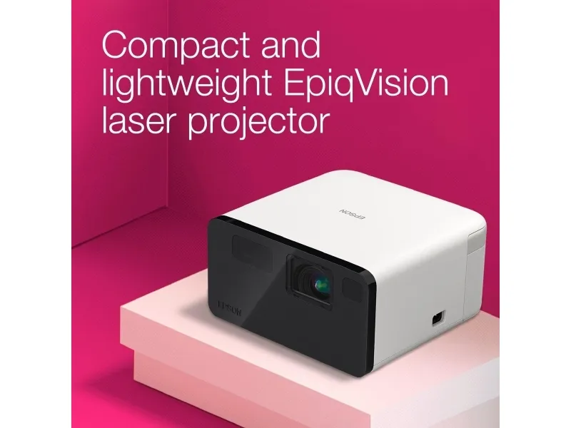 Epson EF-21W - 3LCD-projektor - bærbar - 1000 lumen (hvid) - 1000 lumen (farve) - Full HD (1920 x 1080) - 16:9 - 1080p - hvid