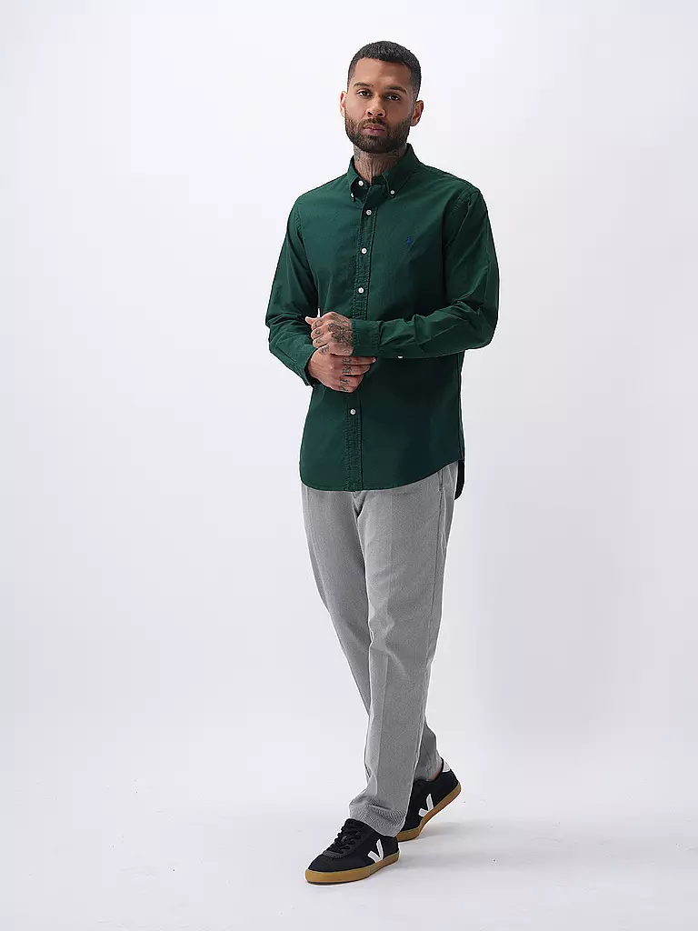 POLO RALPH LAUREN Hemd Custom Fit dunkelgrün