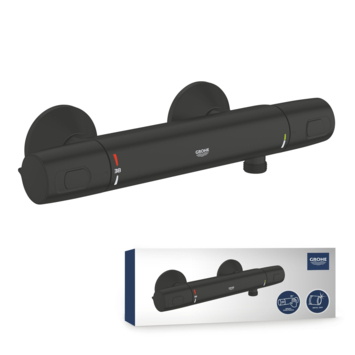 Grohe Thermostatische Douchekraan Precision Trend New 15 cm Mat Zwart