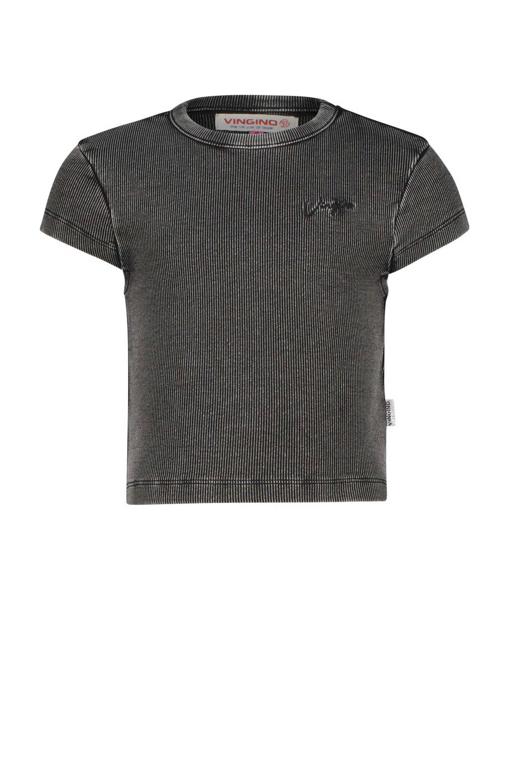 Vingino T-shirt HAMY verwassen zwart