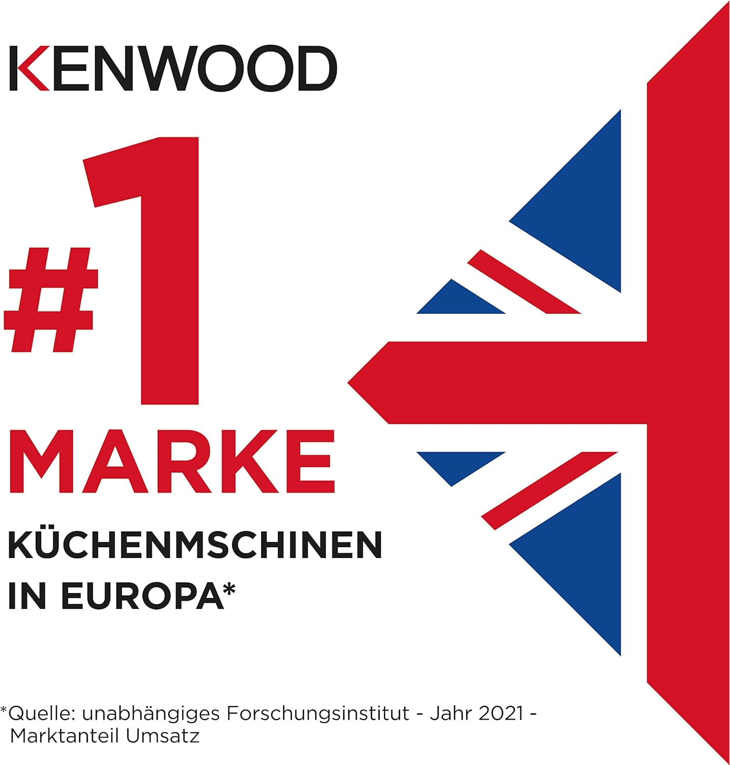 Kenwood Prospero+ KHC29.H0WH Küchenmaschine, 4,3 l Edelstahl Schüssel, 1000 Watt, inkl. 9-teiligem Zubehör-Set mit Zerkleinerer, Acryl-Mixaufsatz, Zitruspresse und mehr, Weiß