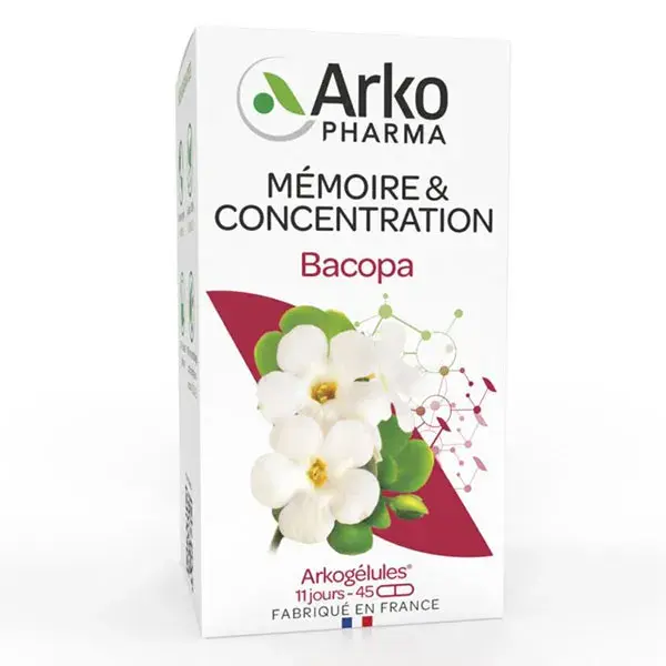 Arkopharma Arkogélules Bacopa 45 cápsulas