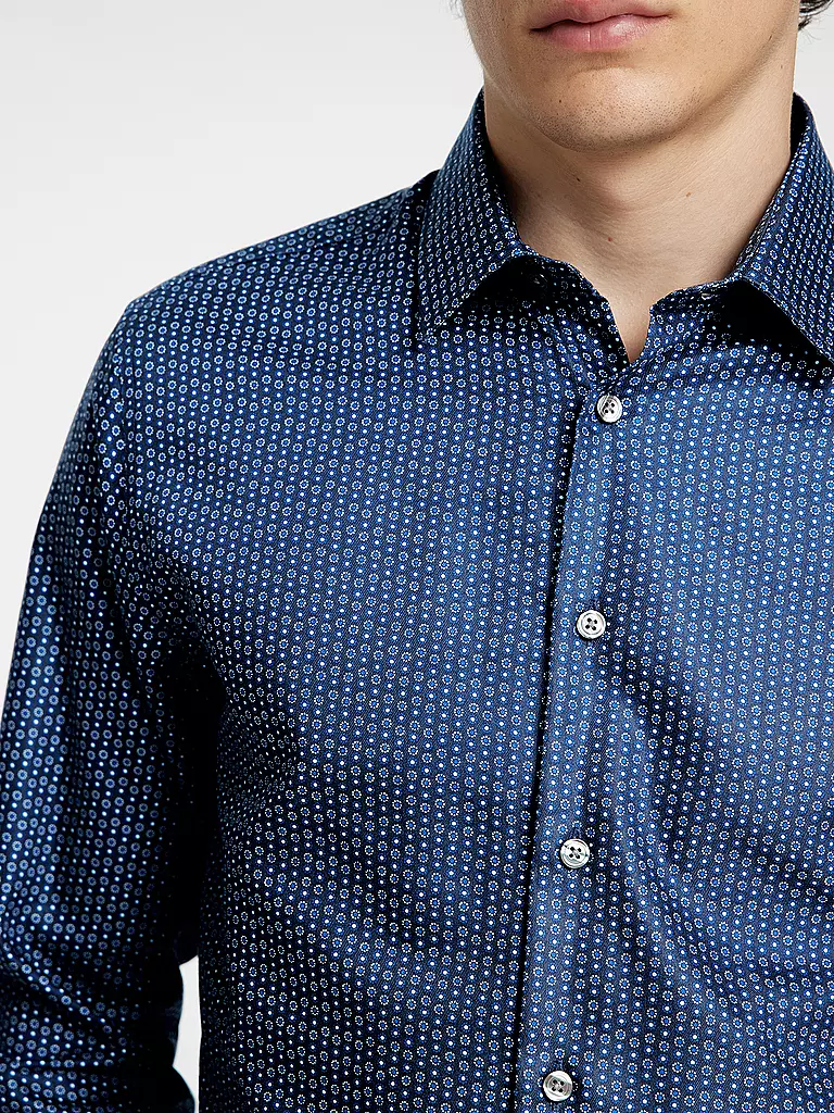 SELECTED Hemd Slim Fit SLHSLIMDETAIL dunkelblau