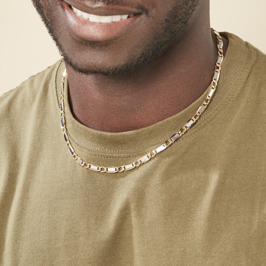 Collier Nerimen Or Bicolore