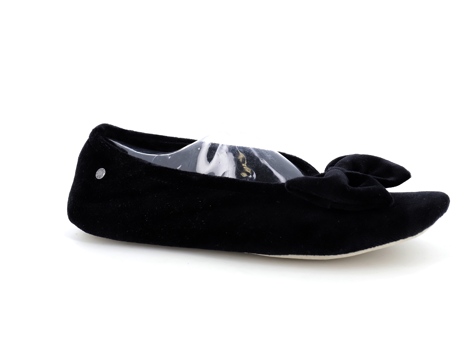 Isotoner-95810 Textile Velours Noir