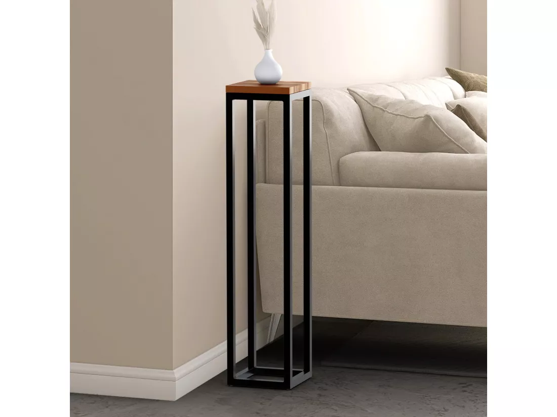 Table d'appoint - carré - Bois - 20 x 20 cm - Chêne - Manteo
