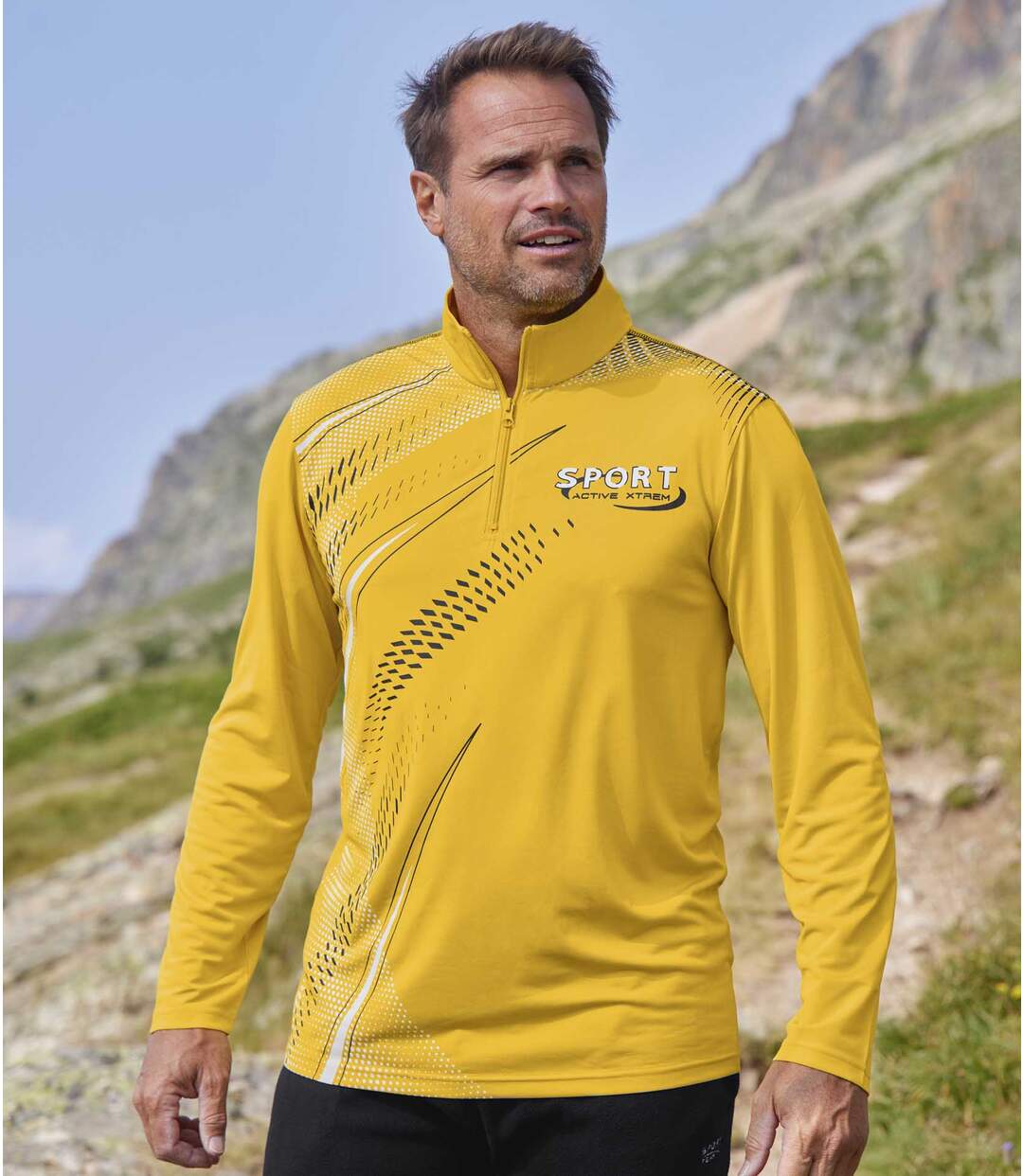 Lot de 2 Polos Sport Col Zippé