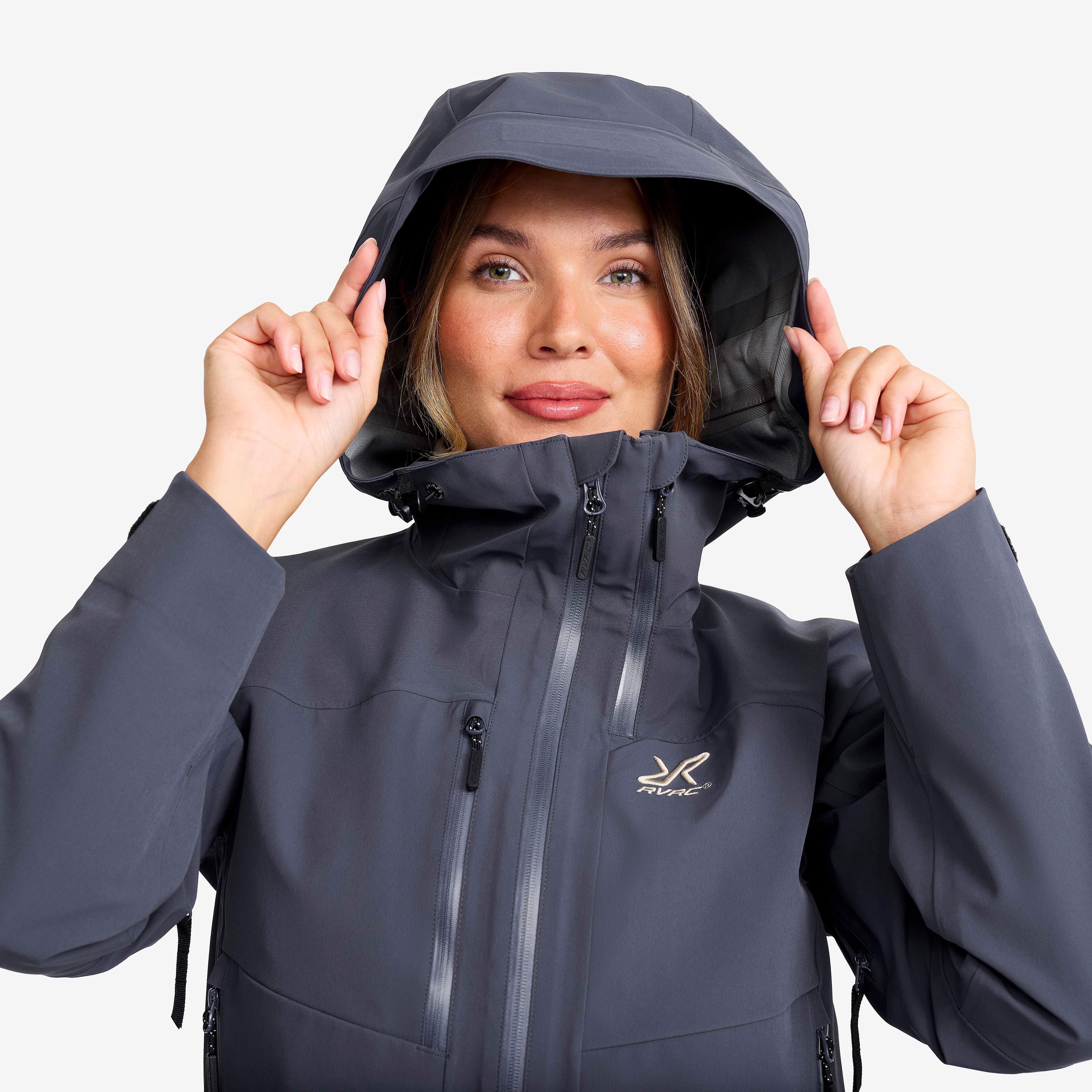 Cyclone 3L Shell Jacket Dame India Ink