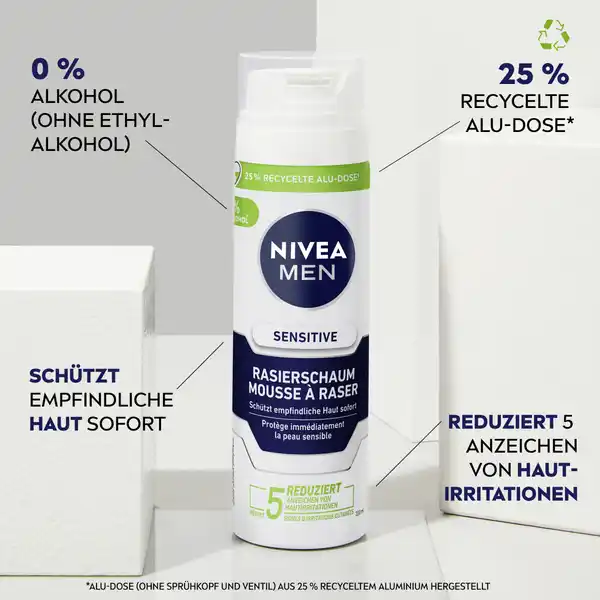 Sensitive Rasierschaum