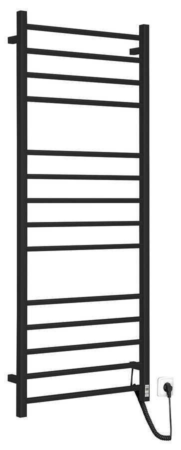 Sapho Eskinado elektrische radiator 130W 60x150cm zwart mat