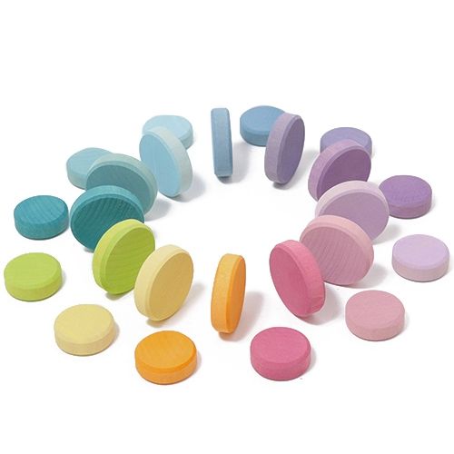 Grimm's sorteermunten pastel (24st)