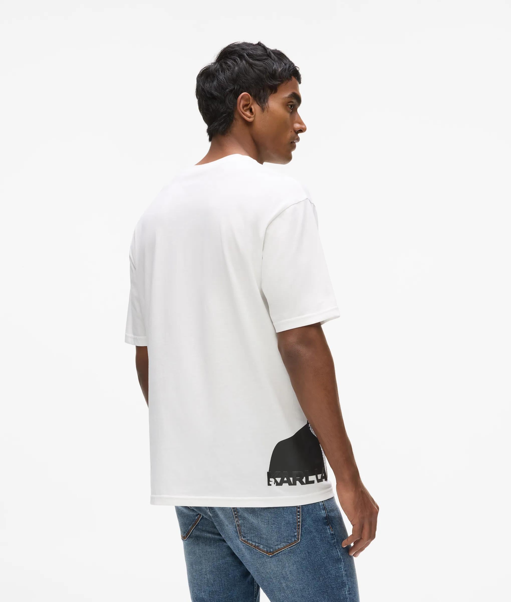 T-shirt met Karl-print