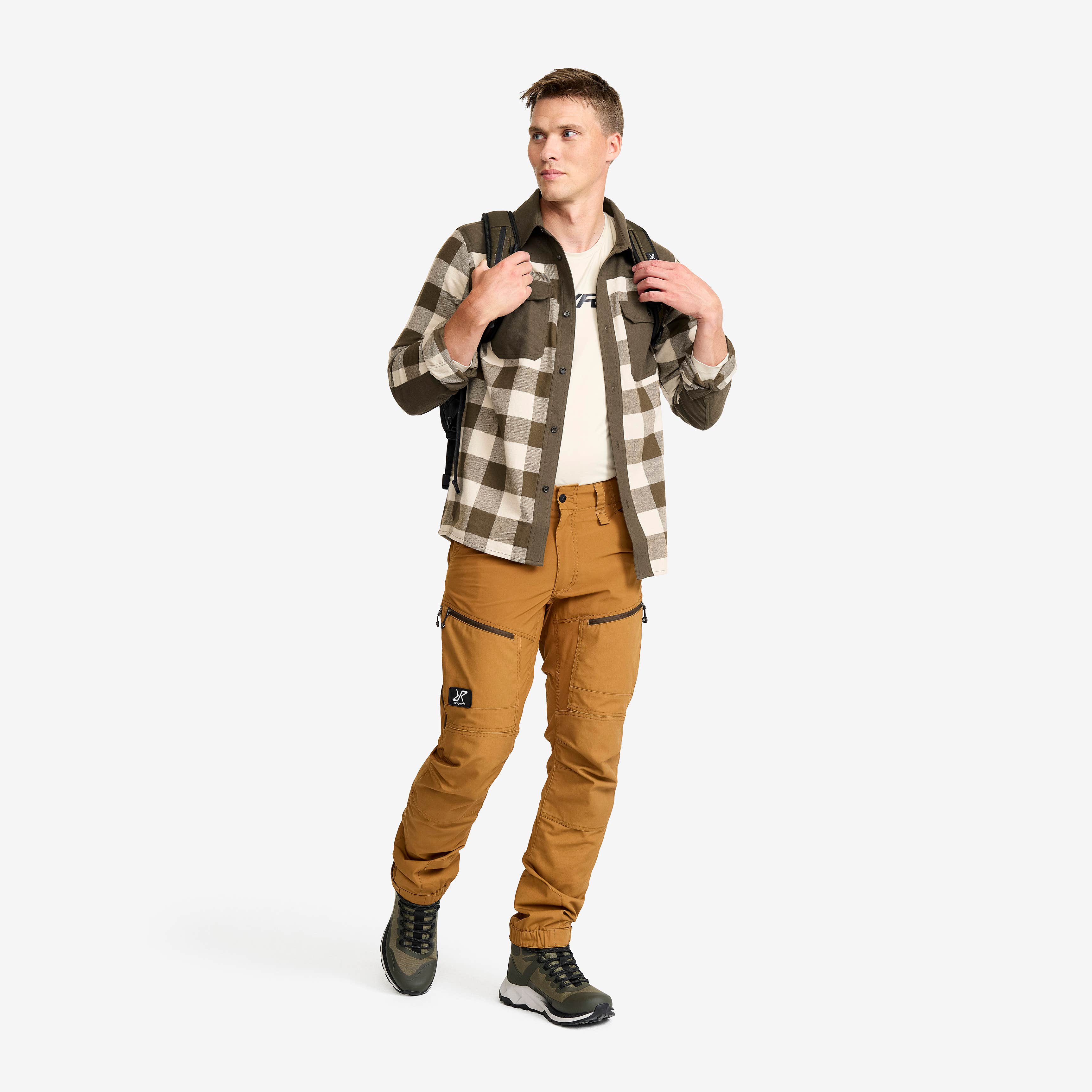 Campfire Shirt Herre Mud/Peyote
