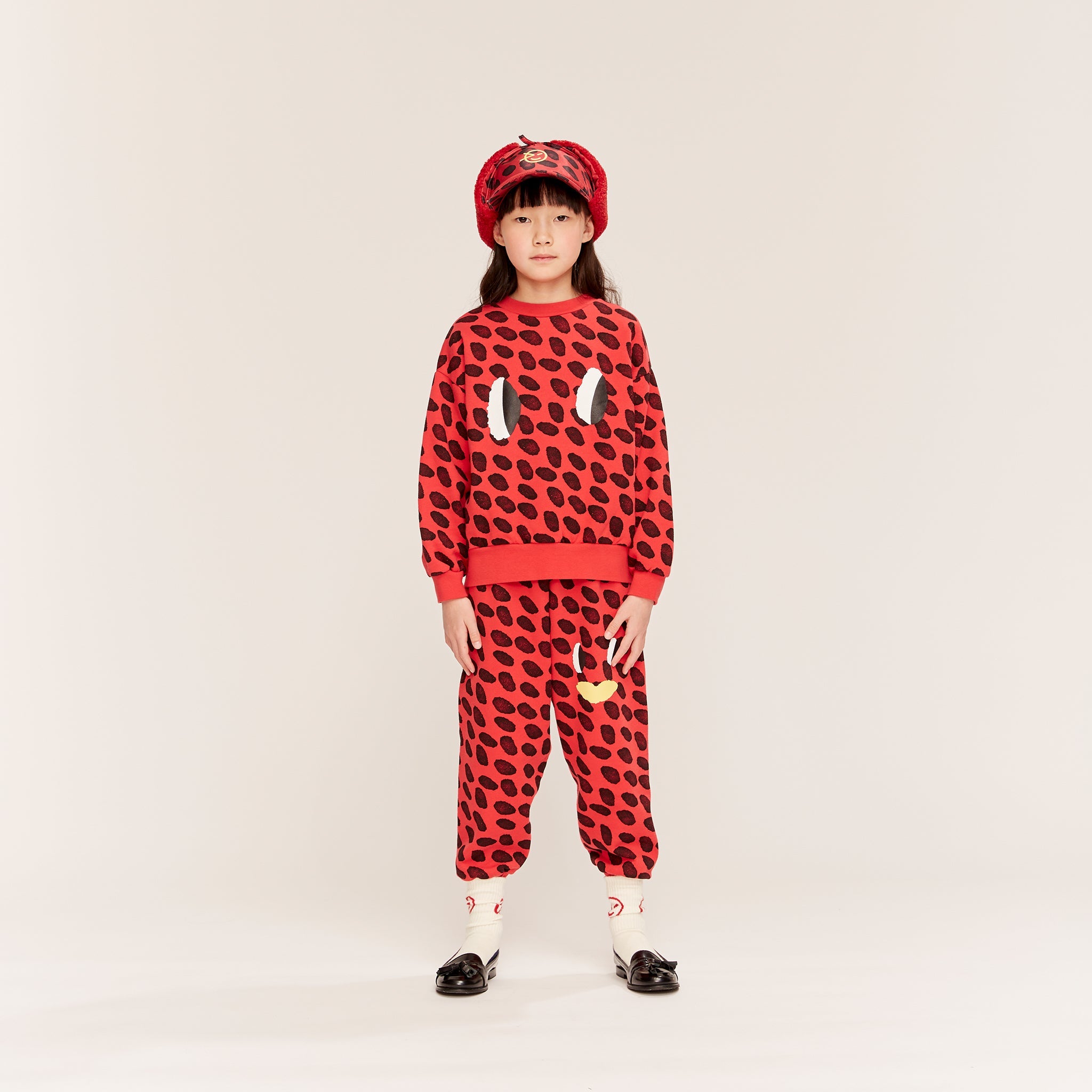 Sweatshirt Dash Ladybird Red Black